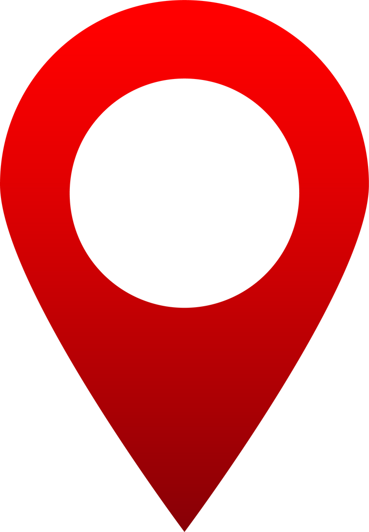 Map pin icon. Red navigation geo marker